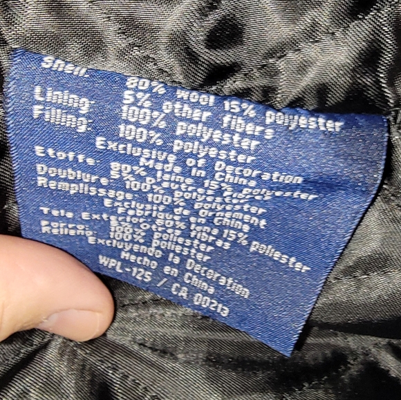 Chaps Wool blend coat Men's Size Large - Picture 3 of 10